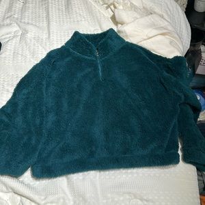 Cropped Fleece Jacket